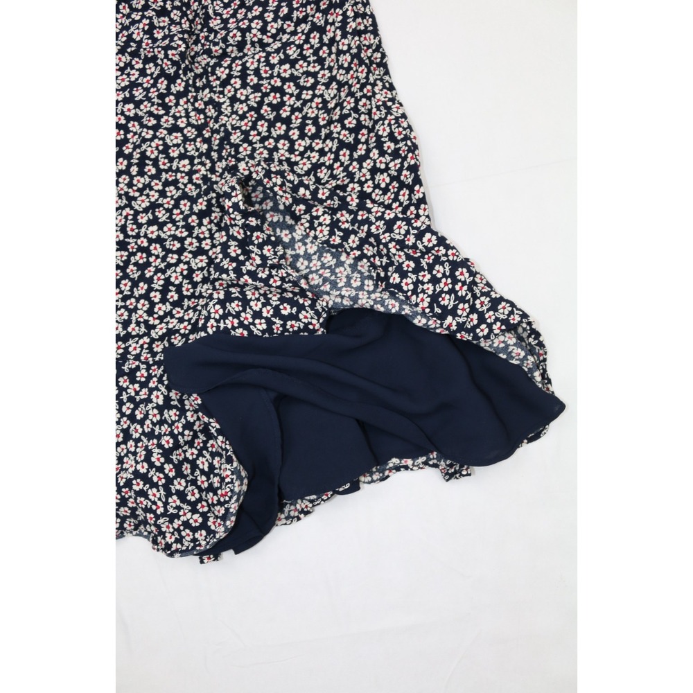 Polo Ralph Lauren Dress Girls Sz 6 Blue Floral Fit Flare Button Lined Collared - Picture 4 of 13